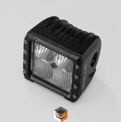 STEDI C4 Black LED Cube - Dual Lens (White/Amber)